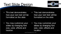 World Rays Widescreen PowerPoint Template text slide design