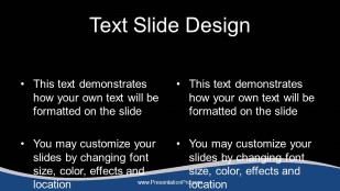 Keynote Effect - Fireworks Curve PowerPoint Template text slide design