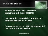 Animated Crossing Heavy Frame Dark PowerPoint Template text slide design