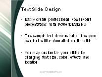Animated Rising Swish Vertical Light PowerPoint Template text slide design