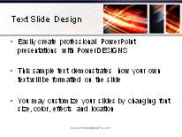 Animated Streak On Black Tribox Light PowerPoint Template text slide design