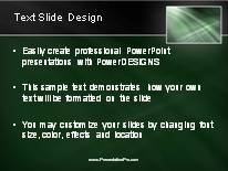 Animated Crossing Heavy Frame Dark PowerPoint Template text slide design
