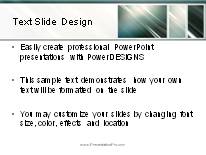 Animated Rising Swish Tribox Light PowerPoint Template text slide design