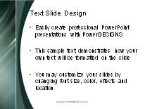 Animated Rising Swish Vertical Light PowerPoint Template text slide design