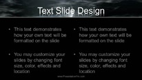 Moon Clouds Widescreen PowerPoint Template text slide design