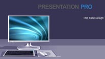 Desktop Screensaver PowerPoint template - PresentationPro