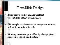 Animated Radar PowerPoint Template text slide design