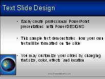 Global01 PowerPoint Template text slide design