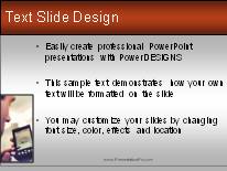High_tech01 PowerPoint Template text slide design
