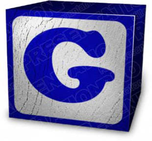 Download block g blue PowerPoint Graphic and other software plugins for Microsoft PowerPoint