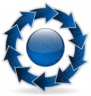 Download arrowcycle a 10blue PowerPoint Graphic and other software plugins for Microsoft PowerPoint