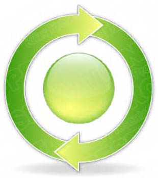 Download arrowcycle a 2green PowerPoint Graphic and other software plugins for Microsoft PowerPoint