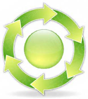 Download arrowcycle a 6green PowerPoint Graphic and other software plugins for Microsoft PowerPoint