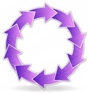 Download arrowcycle c 10purple PowerPoint Graphic and other software plugins for Microsoft PowerPoint