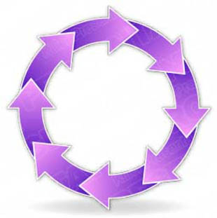 Download arrowcycle c 8purple PowerPoint Graphic and other software plugins for Microsoft PowerPoint