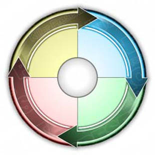Download arrowwheel 07 PowerPoint Graphic and other software plugins for Microsoft PowerPoint