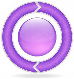 Download ChevronCycle A 2Purple PowerPoint Graphic and other software plugins for Microsoft PowerPoint
