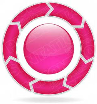 Download ChevronCycle A 7Pink PowerPoint Graphic and other software plugins for Microsoft PowerPoint