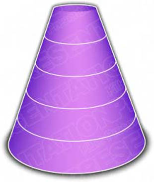 Download cone up 5purple PowerPoint Graphic and other software plugins for Microsoft PowerPoint