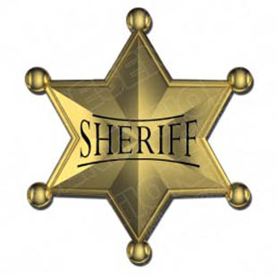 Download sheriff badge PowerPoint Graphic and other software plugins for Microsoft PowerPoint
