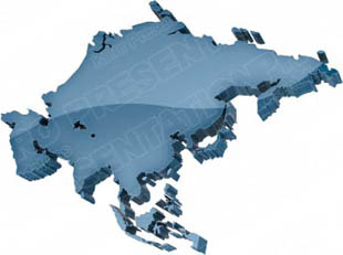 Download map asia blue PowerPoint Graphic and other software plugins for Microsoft PowerPoint