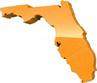 Download map florida orange PowerPoint Graphic and other software plugins for Microsoft PowerPoint