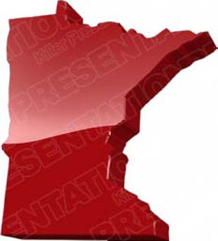 Download map minnesota red PowerPoint Graphic and other software plugins for Microsoft PowerPoint