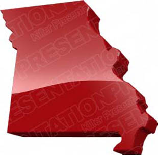 Download map missouri red PowerPoint Graphic and other software plugins for Microsoft PowerPoint