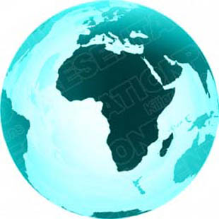 Download 3d globe africa teal PowerPoint Graphic and other software plugins for Microsoft PowerPoint