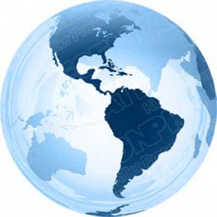 Download 3d globe americas blue PowerPoint Graphic and other software plugins for Microsoft PowerPoint