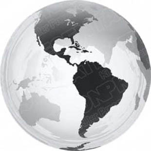 Download 3d globe americas gray PowerPoint Graphic and other software plugins for Microsoft PowerPoint