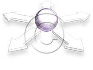 3DSphereArrow05 Purple Pen PPT PowerPoint picture photo