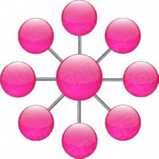 Download radial a 8pink PowerPoint Graphic and other software plugins for Microsoft PowerPoint