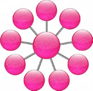 Download radial a 9pink PowerPoint Graphic and other software plugins for Microsoft PowerPoint