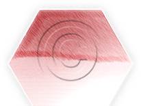 Lined Hexagon1 Red Color Pen PPT PowerPoint picture photo