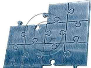 Puzzle 12 Blue Sketch PPT PowerPoint picture photo