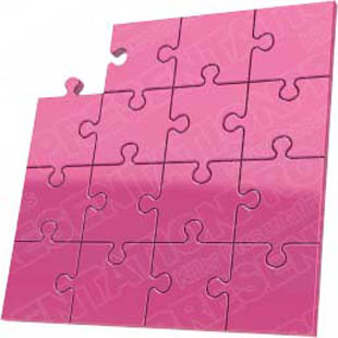 Download puzzle 15 pink PowerPoint Graphic and other software plugins for Microsoft PowerPoint