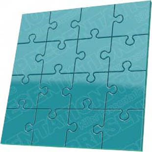 Download puzzle 16 teal PowerPoint Graphic and other software plugins for Microsoft PowerPoint