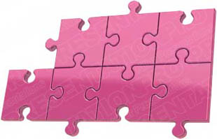 Download puzzle 7 pink PowerPoint Graphic and other software plugins for Microsoft PowerPoint
