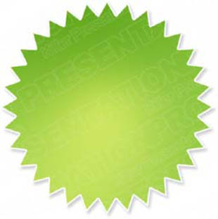 Download starburst glow green PowerPoint Graphic and other software plugins for Microsoft PowerPoint