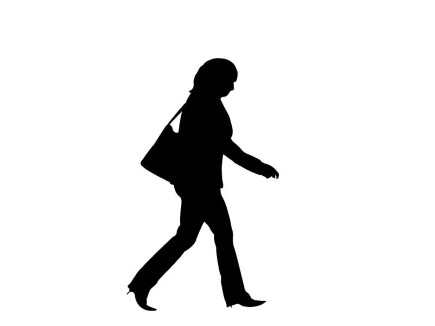 PresentationPro - Silhouette Woman Walking 04