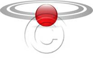 Sphere Ring 1 Red PPT PowerPoint picture photo