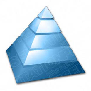 Download pyramid 01 blue PowerPoint Graphic and other software plugins for Microsoft PowerPoint
