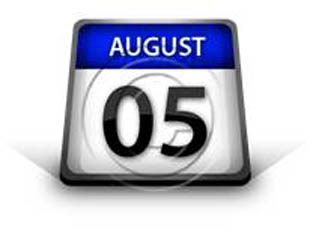 Calendar August05 PPT PowerPoint Image Picture