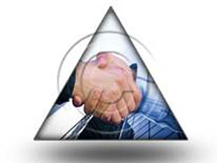 Corporate Hand Shake Tri PPT PowerPoint Image Picture