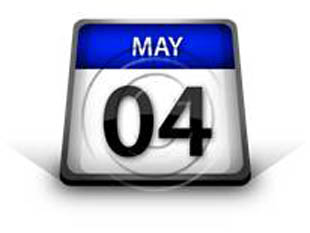 Calendar May 04 PPT PowerPoint Image Picture