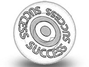 Success On Target Circle Circleketch PPT PowerPoint Image Picture