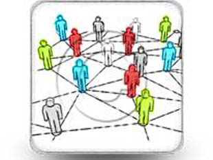 network team Circle Color Pencil PPT PowerPoint Image Picture