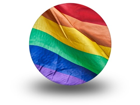 Lgbtq Pride Flag Wave Circle