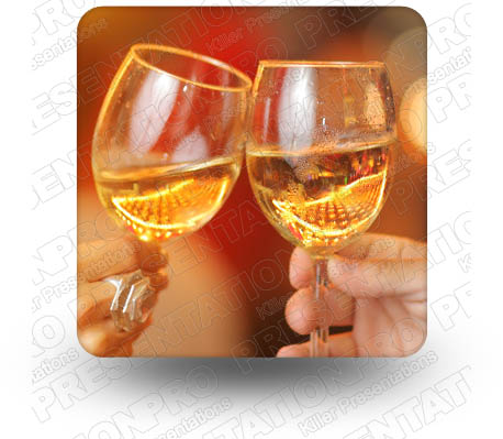 Wine Toast 01 Square PPT PowerPoint Image Picture